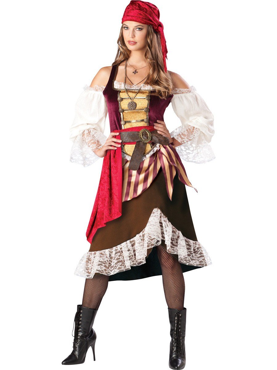 Pirate Wench Deckhand Darling Womens Hire Costume